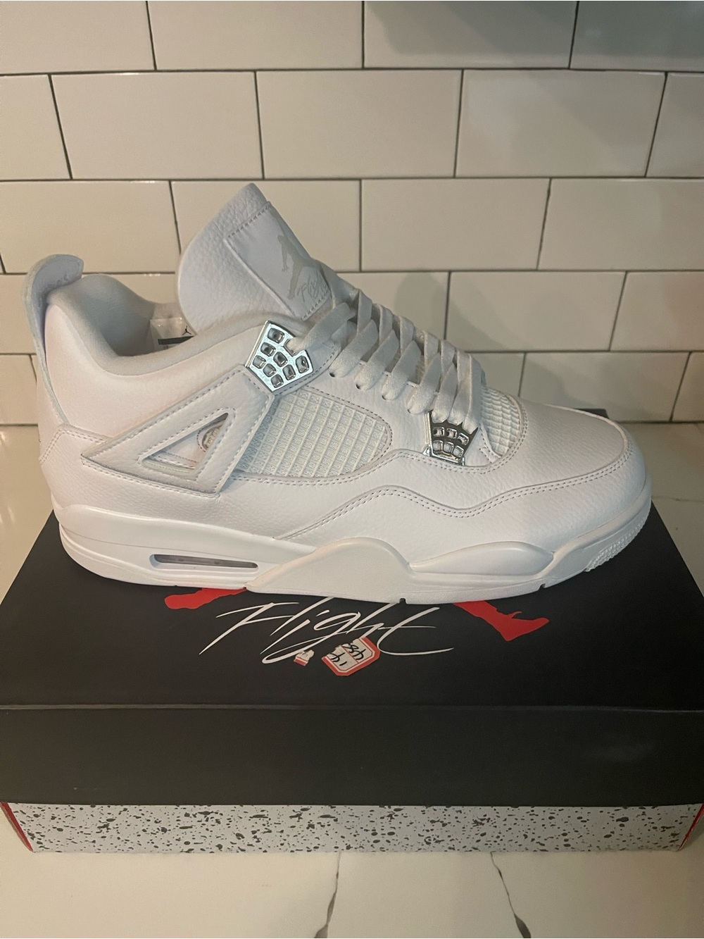 Mens Retro 4 Pure $ Size 11.5.
